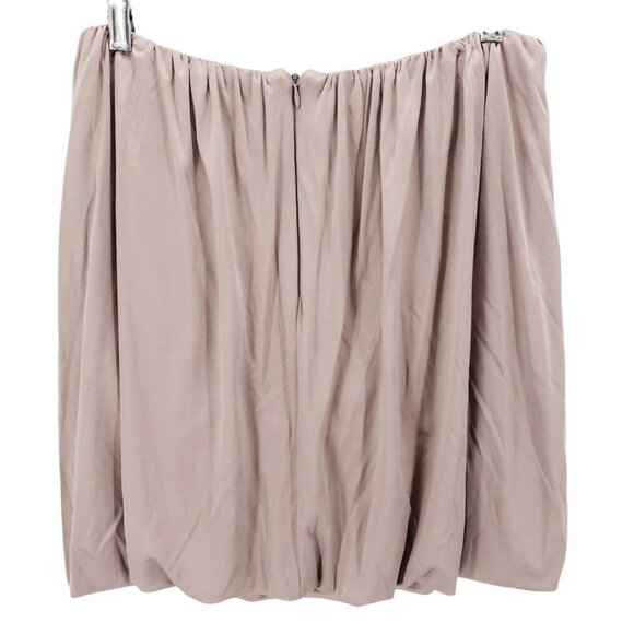 Cynthia Rose Bubble Skirt Mini Mauve Satin Size SMALL? - Picture 2 of 4